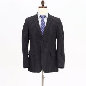 Banana Republic 40R Gray Striped 2-Button Sport Coat Blazer Jacket P566